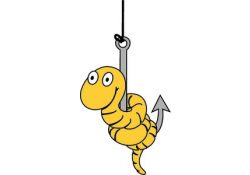 Foto von Watt-Wurm-Werbung Foto von Watt-Wurm-Werbung